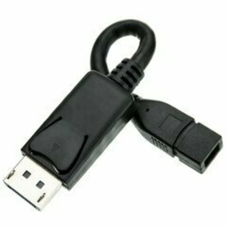 SWE-TECH 3C DisplayPort Male to Mini DisplayPort Female 6 inch Adapter Cable FWT30H1-62206